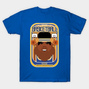 Basketball Blue Gold - Court Dunkdribbler - Hayes version T-Shirt